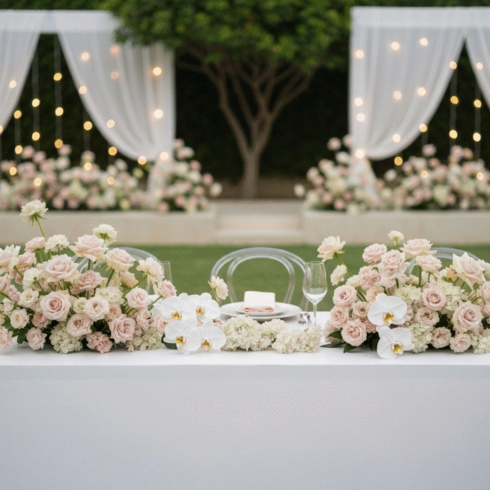 Wedding Floral Decor Ideas Dubai