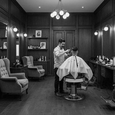 Florist hands arranging a beautiful flower bouquet in a shop